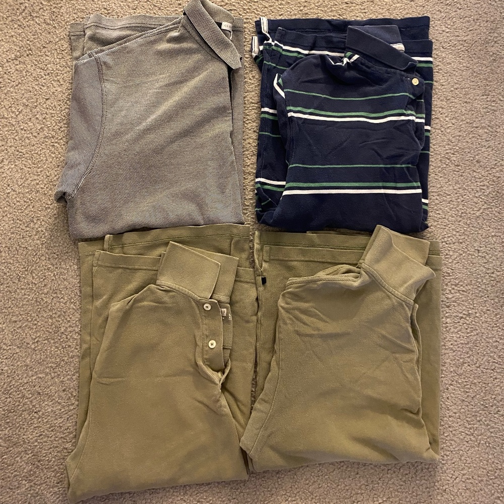 4 Men polo shirts